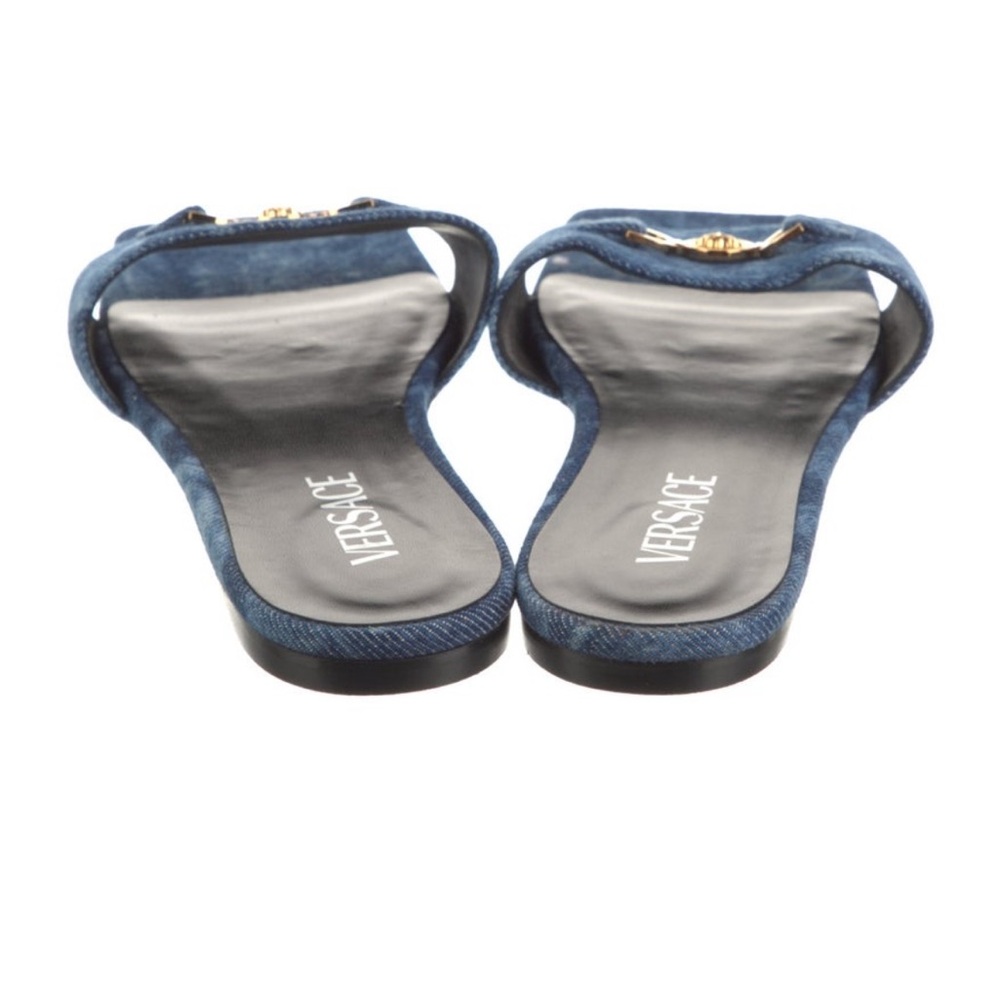 Versace Blue Denim sandals - Picture 3 of 5
